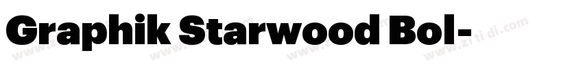 Graphik Starwood Bol字体转换